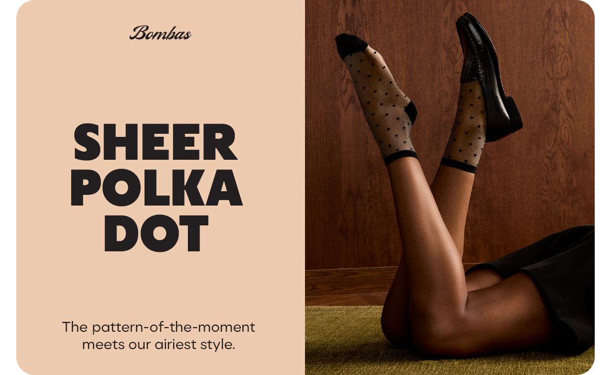Bombas | SHEER POLKA DOT | The pattern-of-the-moment meets our airiest style.