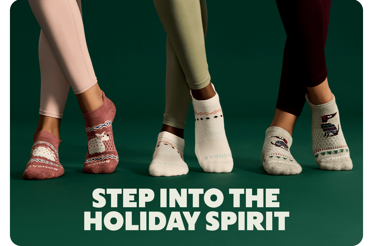 STEP INTO THE HOLIDAY SPIRIT