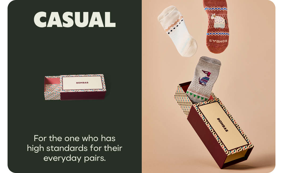 CASUAL | For the one who has high standards for their everyday pairs.