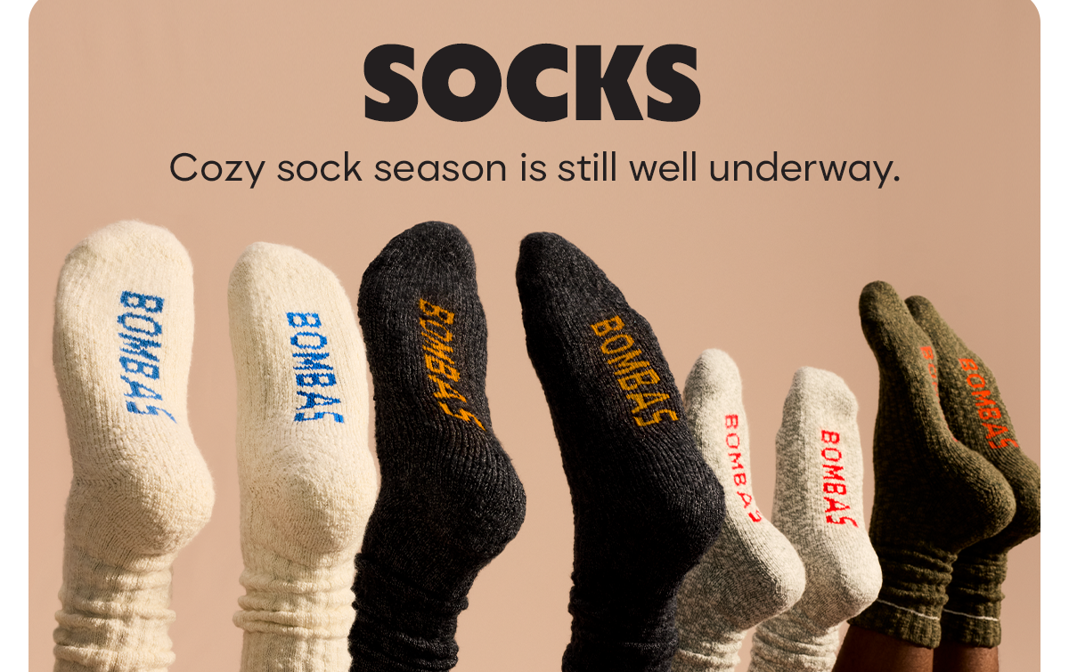 SOCKS | Cozy sock season is still well underway.