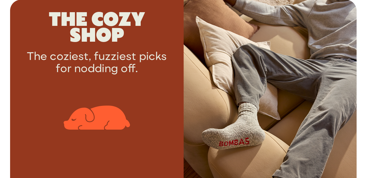 THE COZY SHOP | The coziest, fuzziest picks for nodding off.