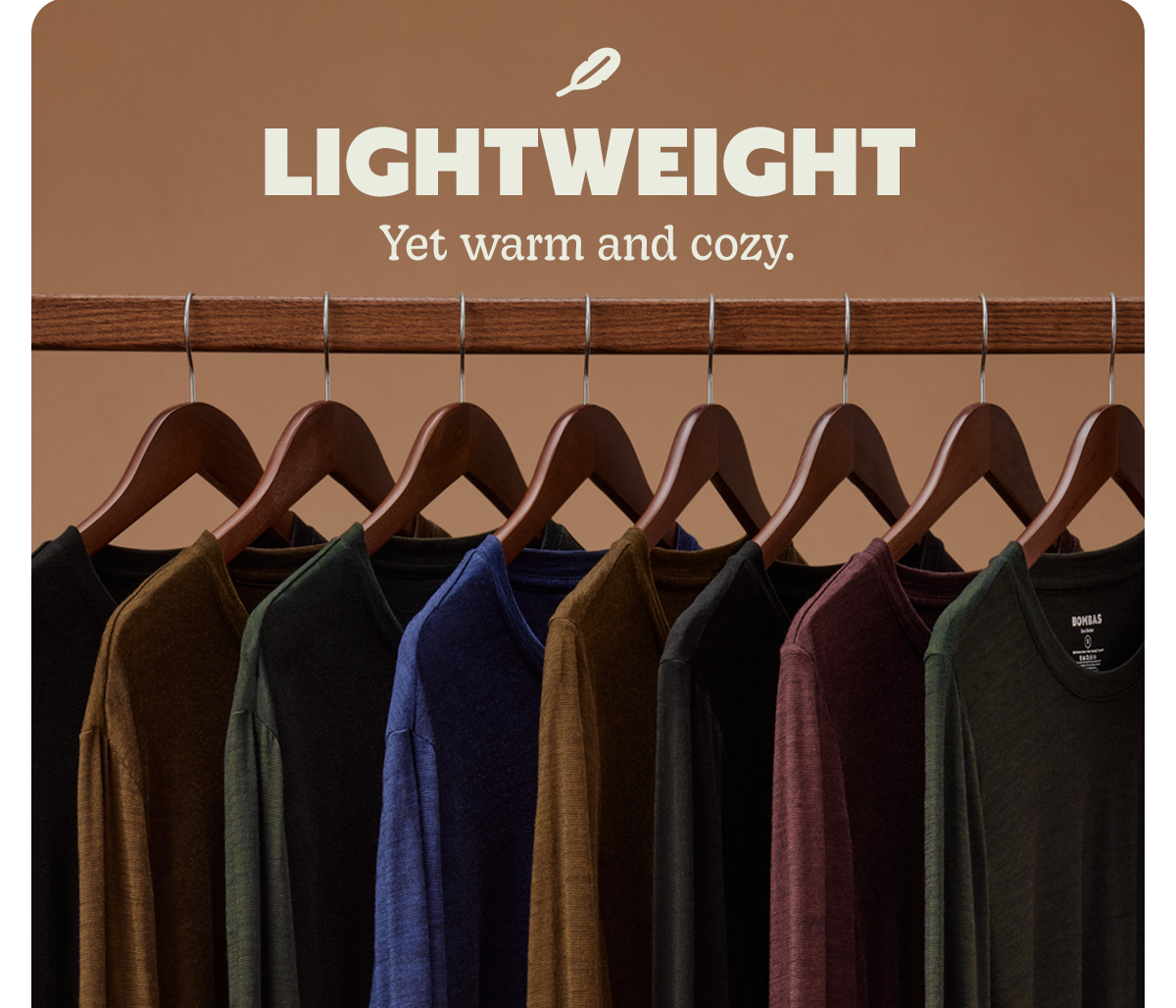 LIGHTWEIGHT | Yet warm and cozy.