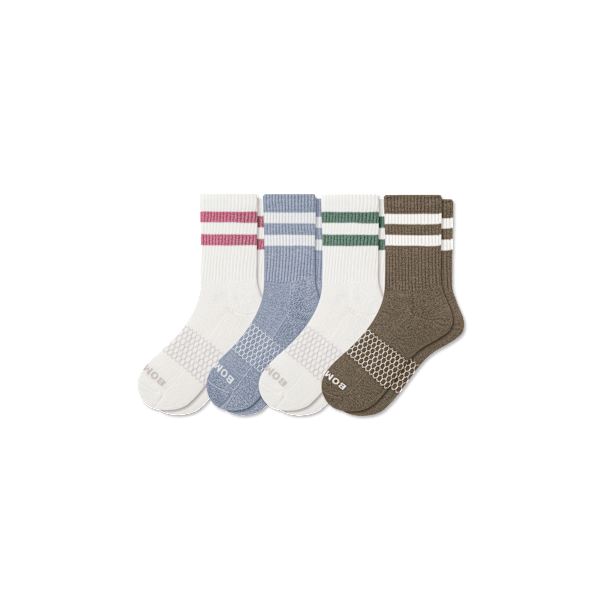 Women's Vintage Stripes Half Calf Sock 4-Pack