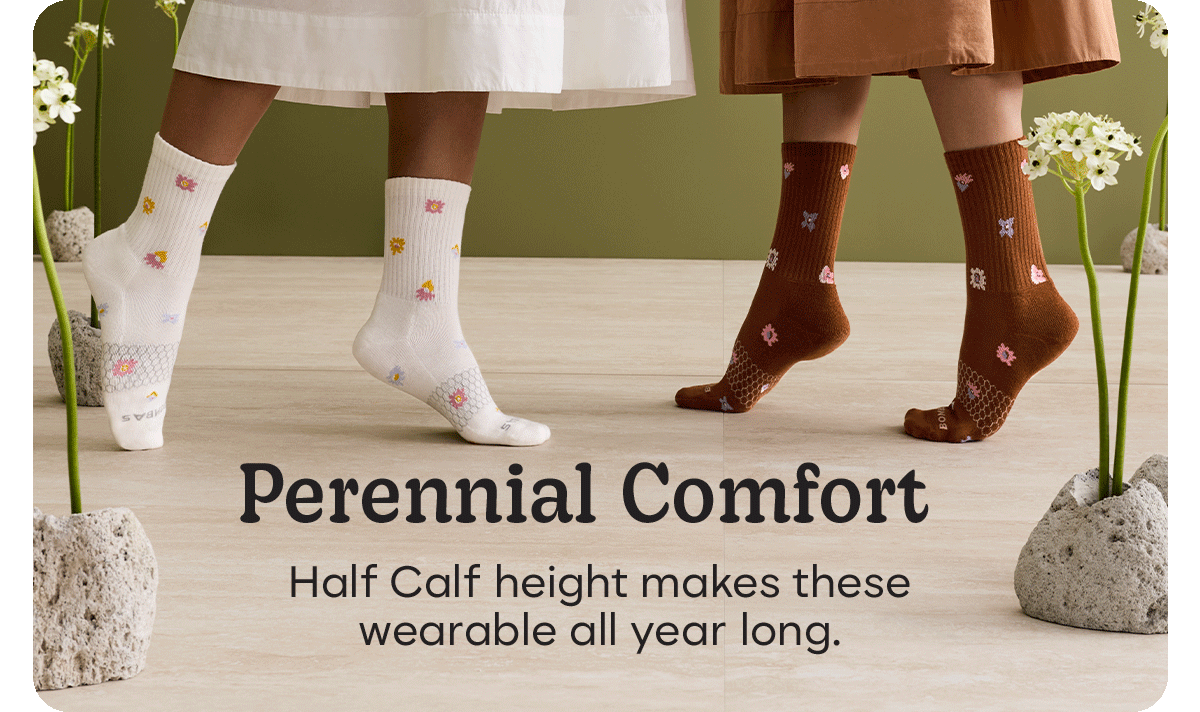 Perennial Comfort | Half Calf height makes these wearable all year long.