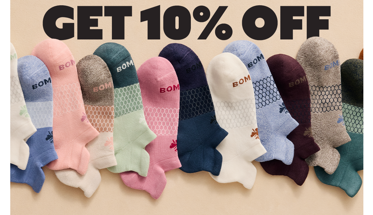 GET 10% OFF