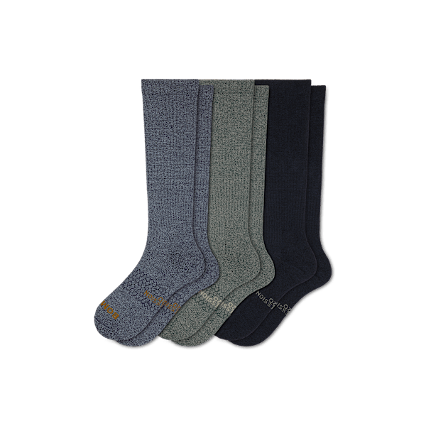 Men's Everyday Compression Knee High Sock 3-Pack (15-20mmHg) 