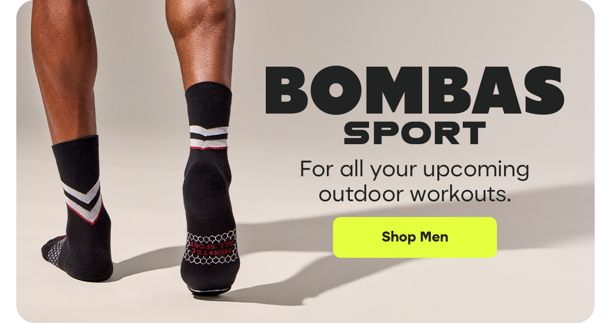 BOMBAS SPORT | For all your upcoming outdoor workouts. | Shop Men