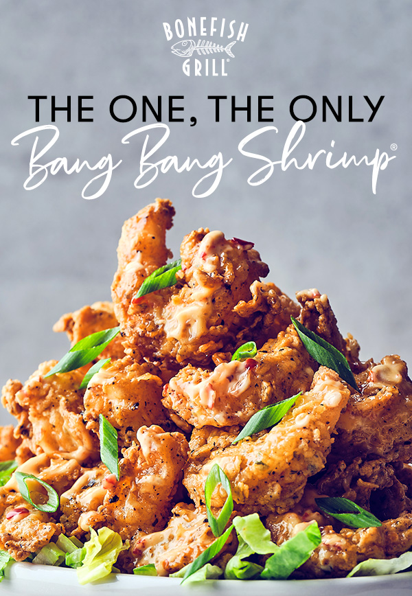 The one, the only Bang Bang Shrimp