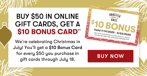 buy $50 in online gift cards, get a $10 bonus card