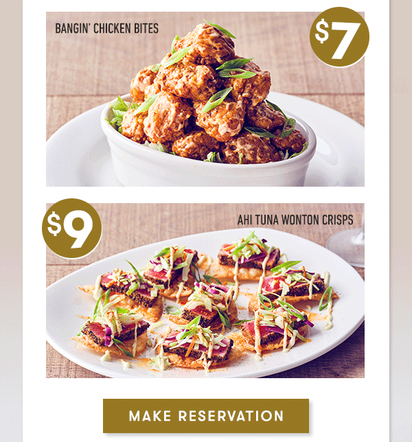 Social Hour Let's Go. Dine in only. Price and participation amy vary by location.