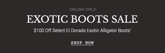 Boots & Apparel - Shop Now »