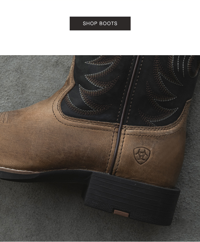 Boots & Apparel - Shop Now »