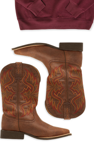 Boots & Apparel - Shop Now »