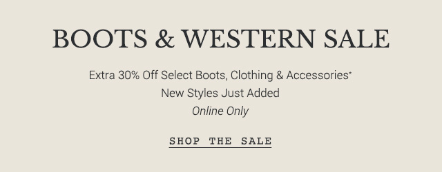 Boots & Apparel - Shop Now »