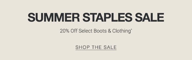 Boots & Apparel - Shop Now »