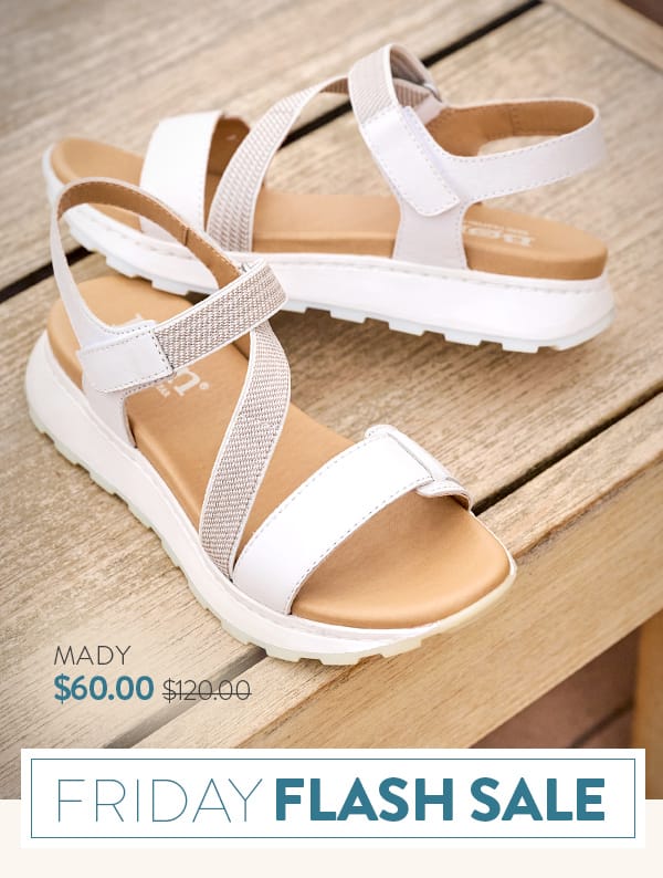 Friday Flash Sale. Featured style: Mady $60.00 was $120.00. Shop Mady.