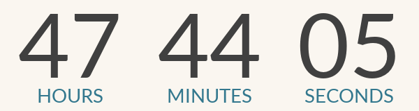 countown timer to 8/3/25 12pm EDT