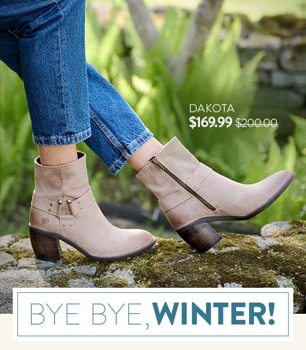 Bye Bye, Winter! Featured style: Women's Dakota heeled mid calf boot in tan. Shop On Sale Styles.