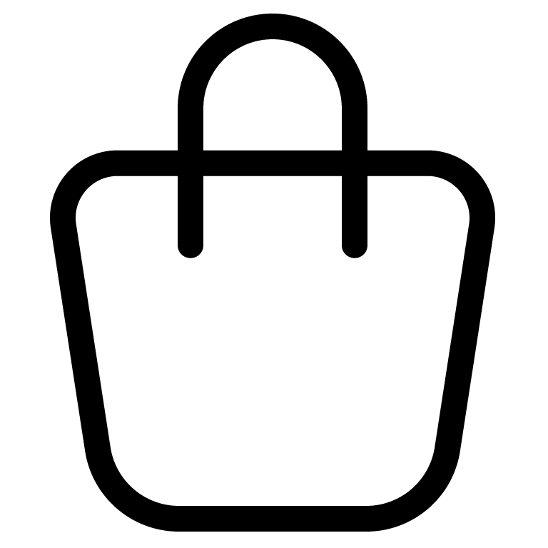Icon of shopping bag