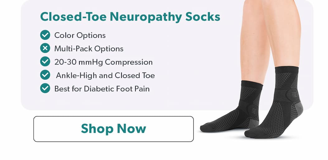 Closed-Toe Neuropathy Socks
