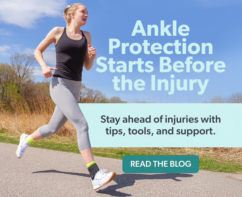 Ankle protection starts before the injury