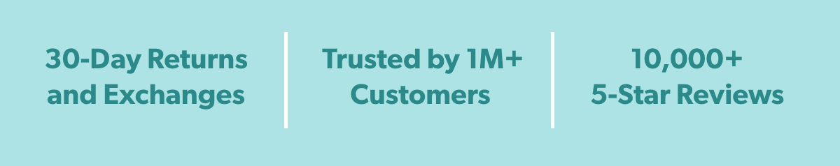 Trusted by 1M+ Customers