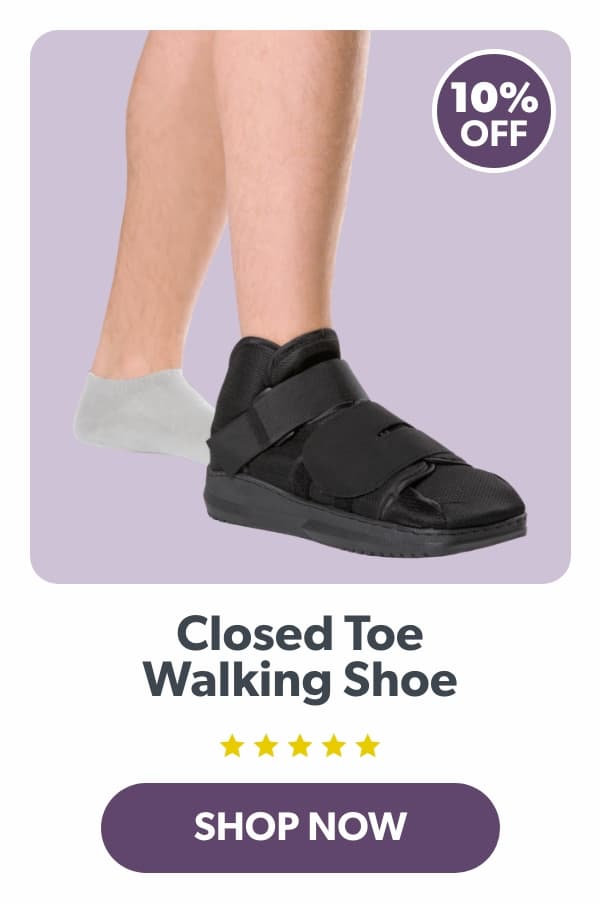 Closed Toe Walking Shoe