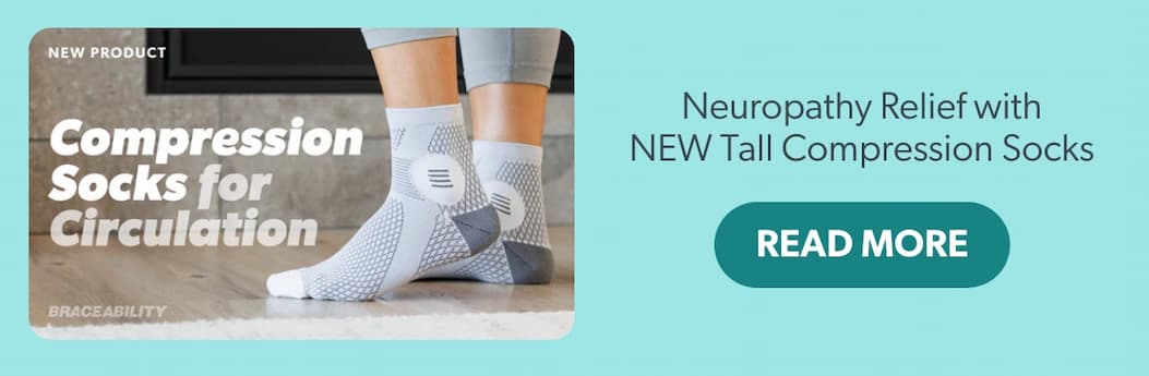 Neuropathy Relief with NEW Tall Compression Socks