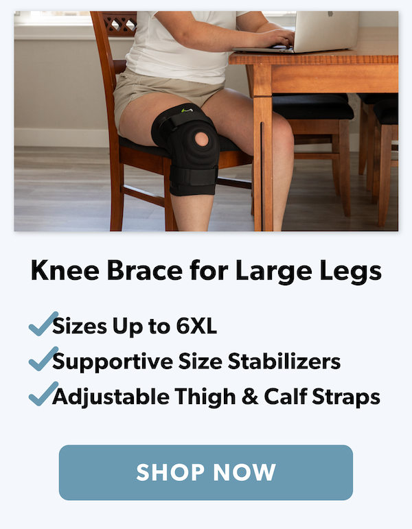 knee brace for large legs