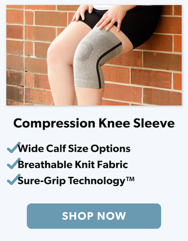 plus size compression knee sleeve