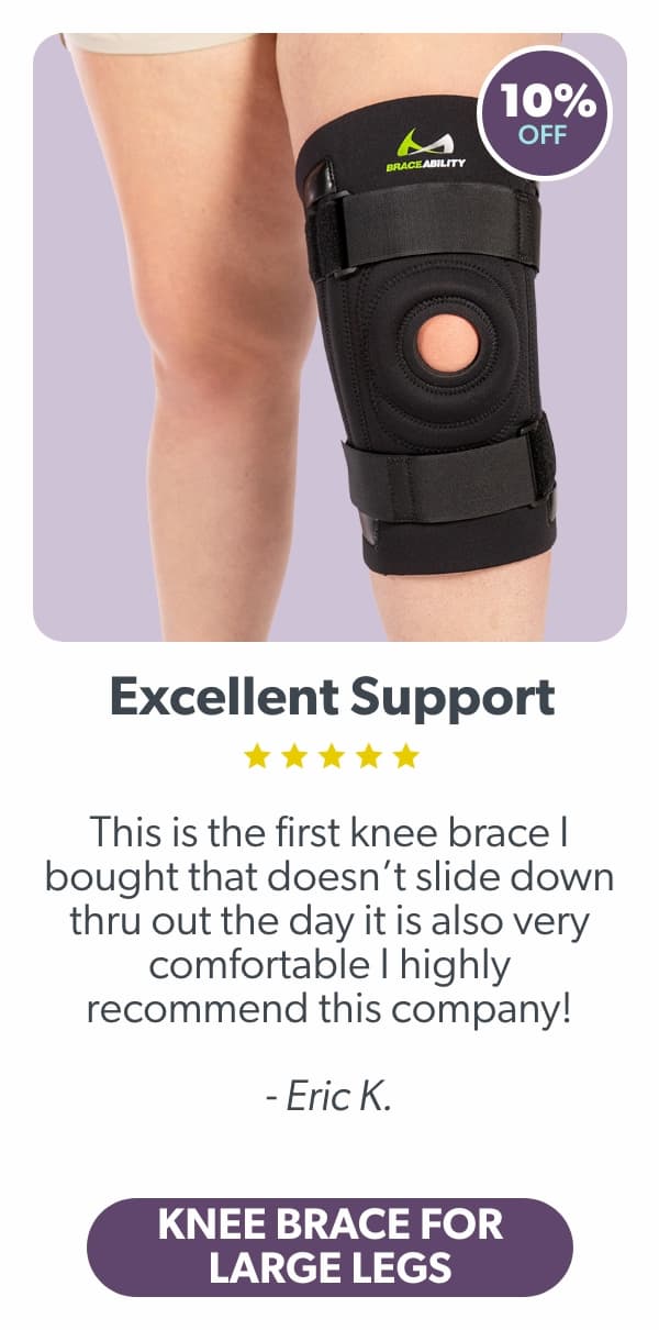 Knee Brace for Large Leges