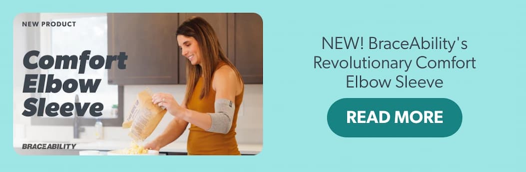 NEW! BraceAbility's Revolutionary Comfort Elbow Sleeve