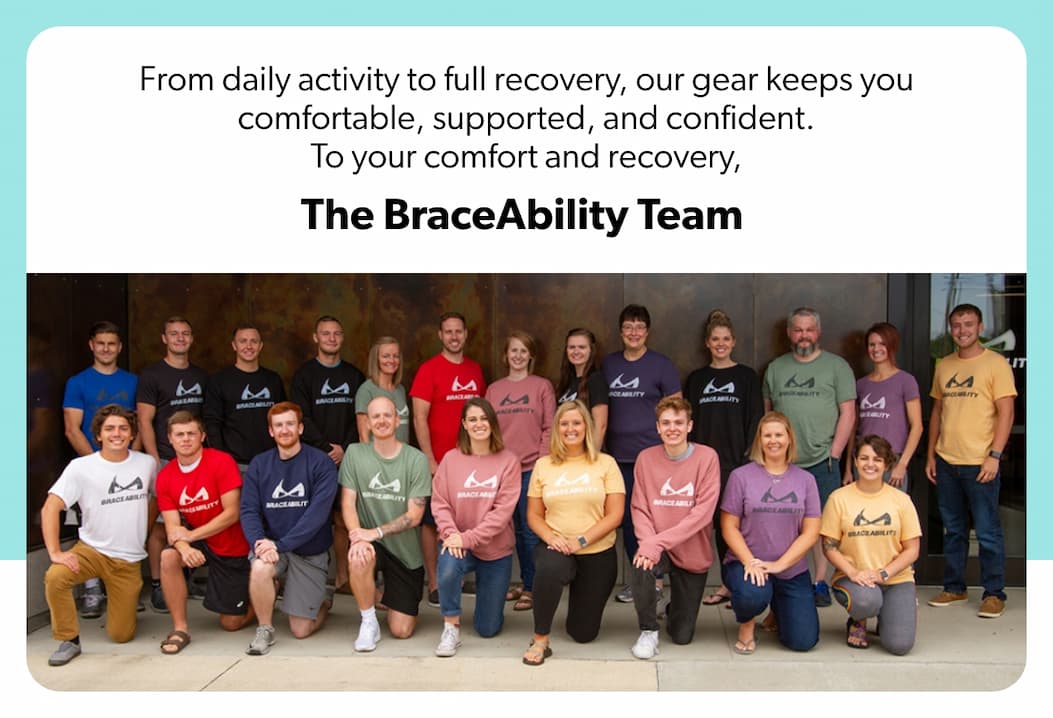 From daily activity to full recovery, our gear keeps you comfortable, supported, and confident. To your comfort and recovery,