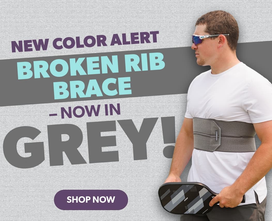 NEW COLOR ALERT  Broken Rib Brace–Now in Gray!