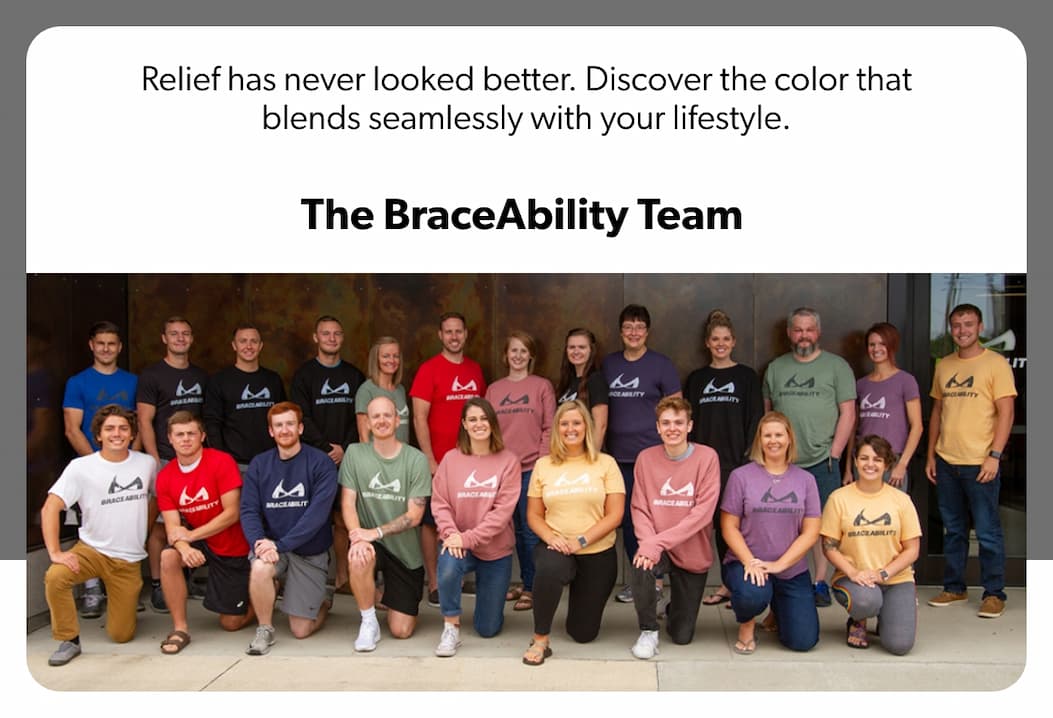 Relief has never looked better. Discover the color that blends seamlessly with your lifestyle.