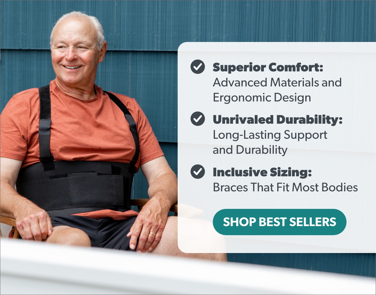 Superior Comfort: Advanced Materials and Ergonomic Design • Unrivaled Durability: Long-Lasting Support and Durability Inclusive Sizing: Braces That Fit Most Bodies