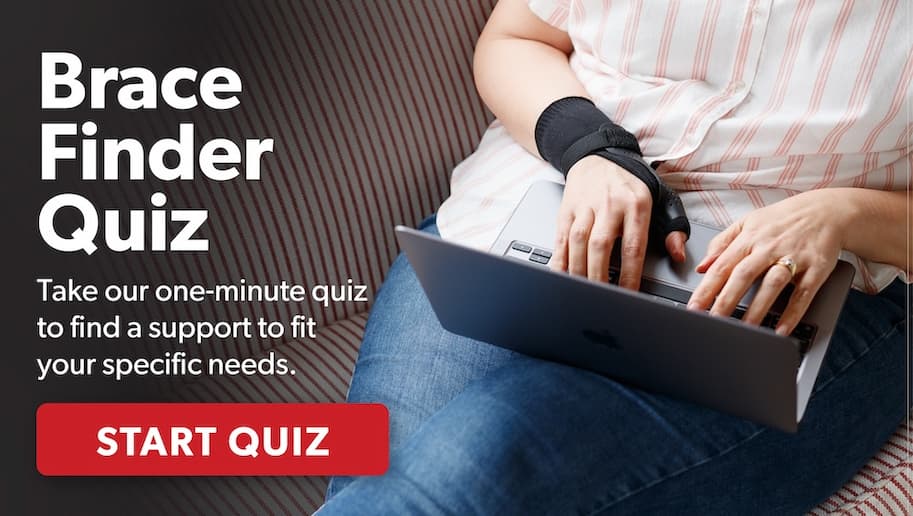 Braceability product recommendation quiz