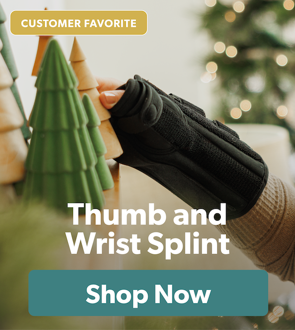 the braceability thumb and wrist splint is a customer favorite