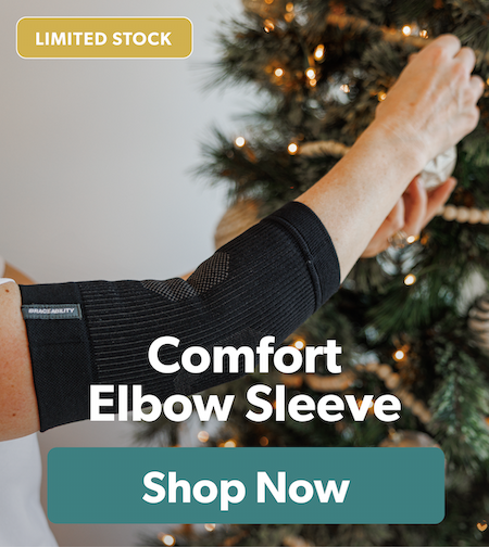 the braceability comfort elbow sleeve has limited stock