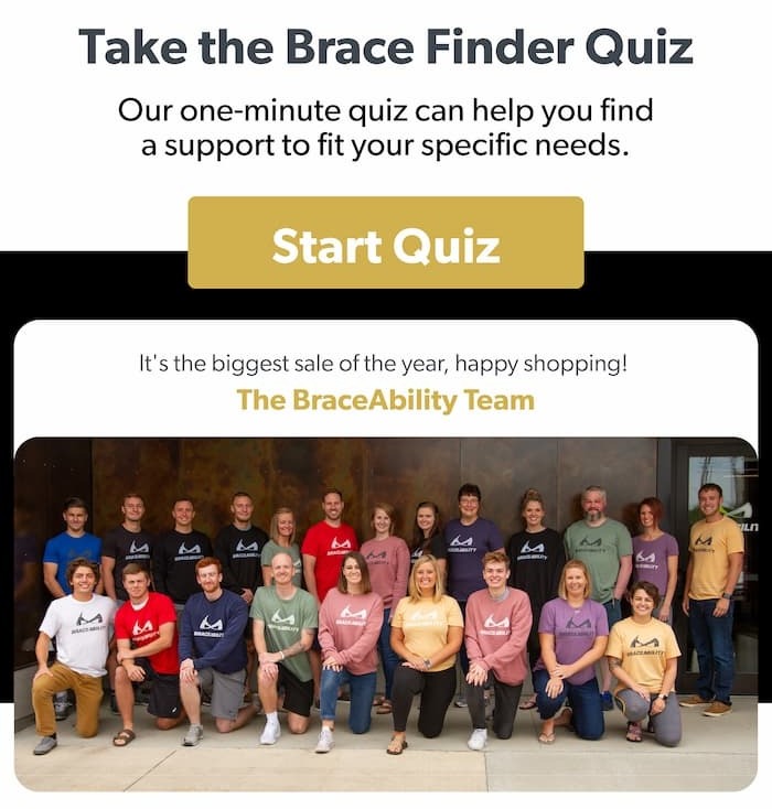 braceability brace finder quiz to get paired with your perfect support