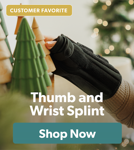 the braceability thumb and wrist splint is a customer favorite