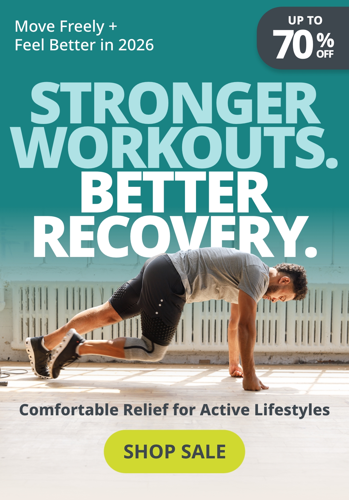 STRONGER WORKOUTS. BETTER RECOVERY.