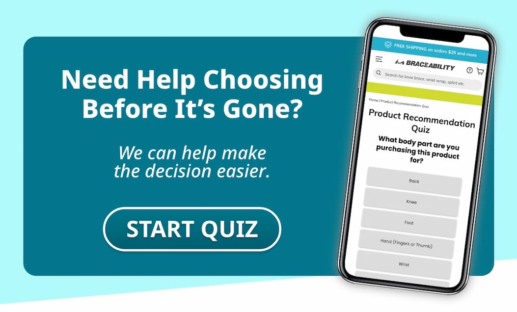 Need Help Choosing?  Find the right support in under 2 minutes.  Button: START QUIZ