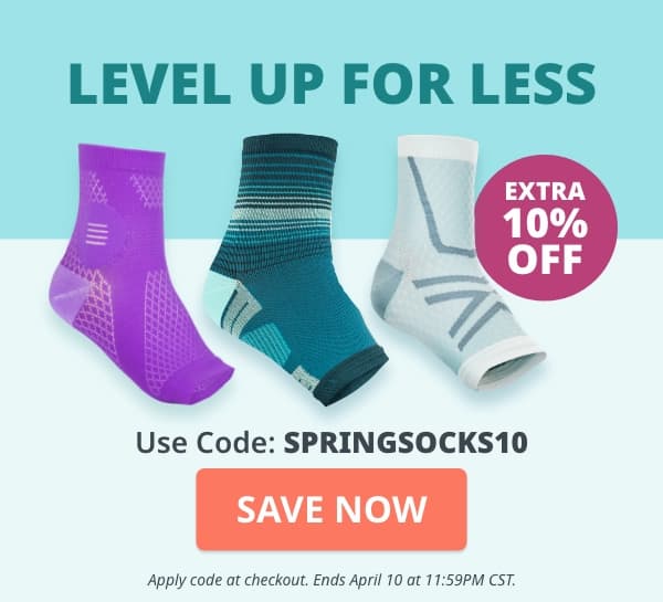 LEVEL UP FOR LESS | Badge: Extra 10% Off Use Code: SPRINGSOCKS10