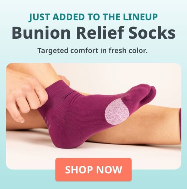 JUST ADDED TO THE LINEUP Bunion Relief Socks 
