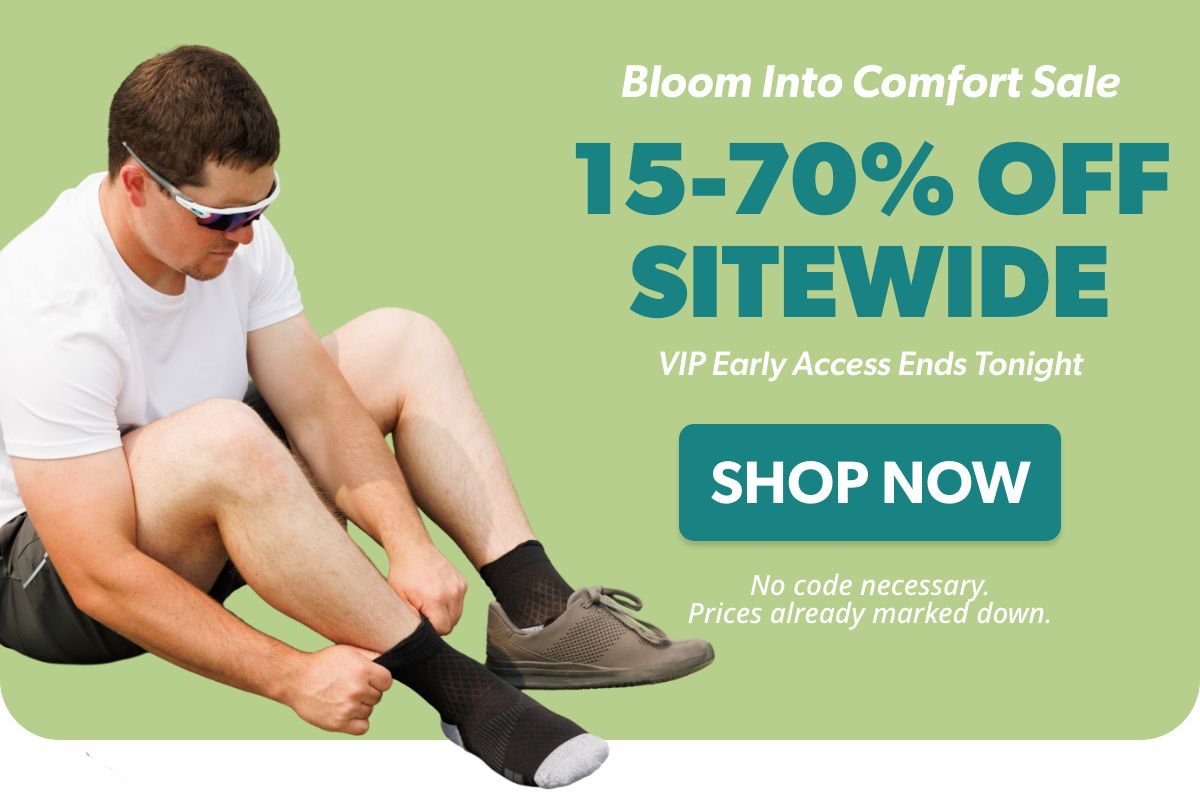 Bloom Into Comfort Sale  15% - 70% OFF SITEWIDE VIP Early Access Ends Tonight  Button: SHOP SALE  Fine Print: No code necessary. Prices already marked down.