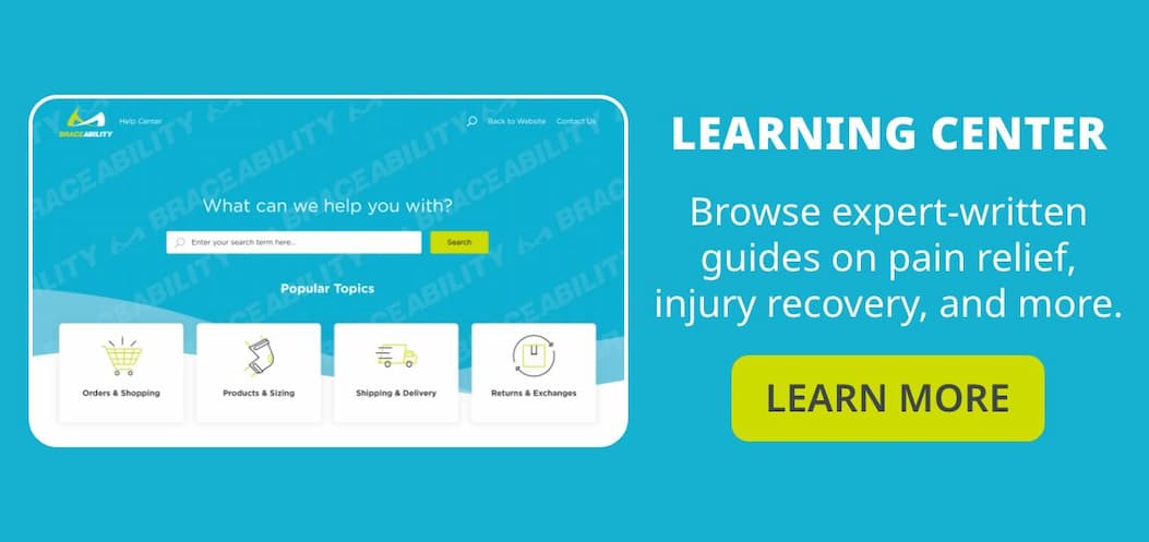 Learning Center, browse expert-written guides on pain relief, injury recovery, and more