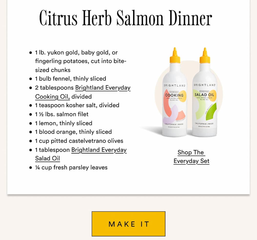 Citrus Herb Salmon Dinner made with Everyday Oils - click for recipe