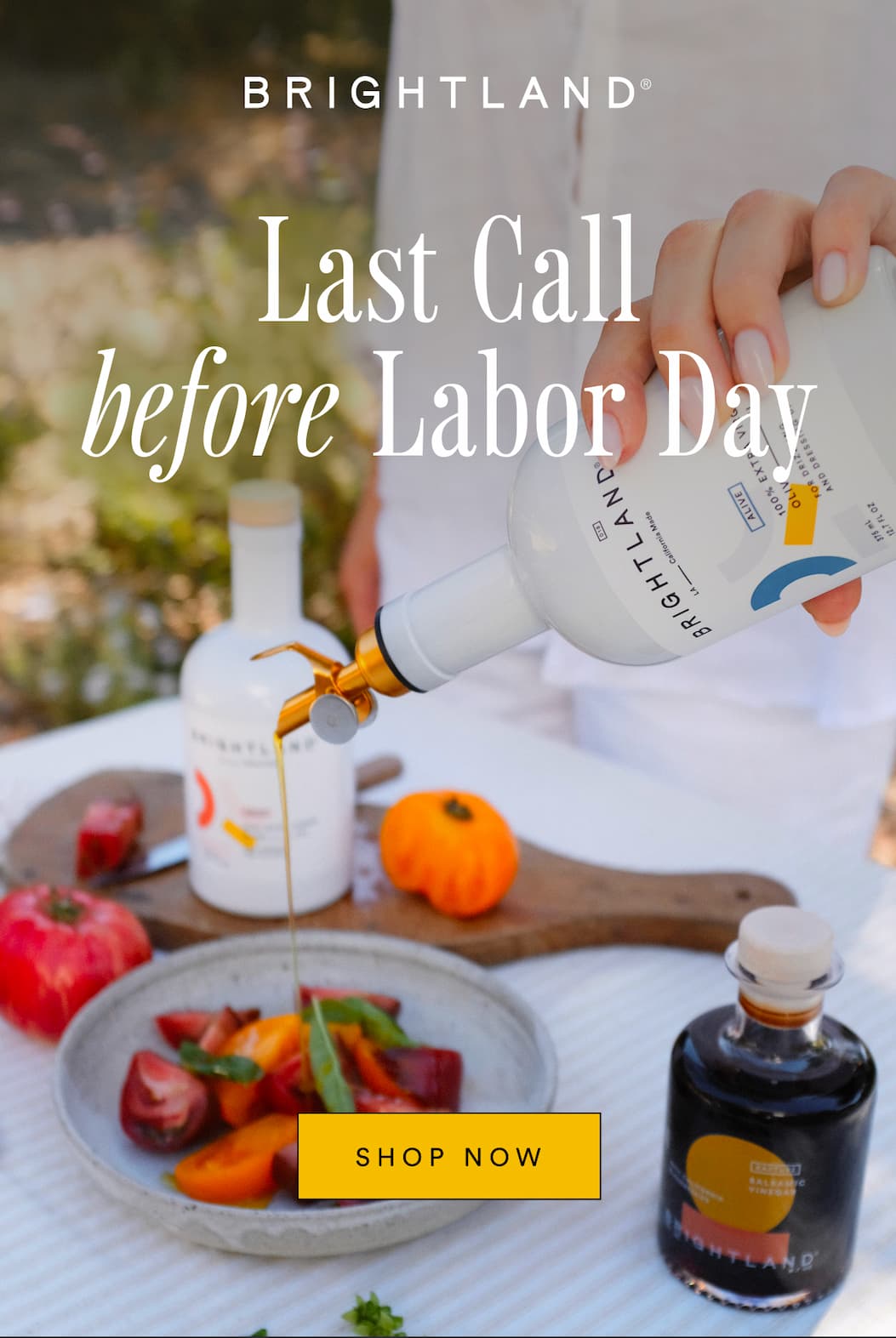 Last Call before Labor Day. Shop Now