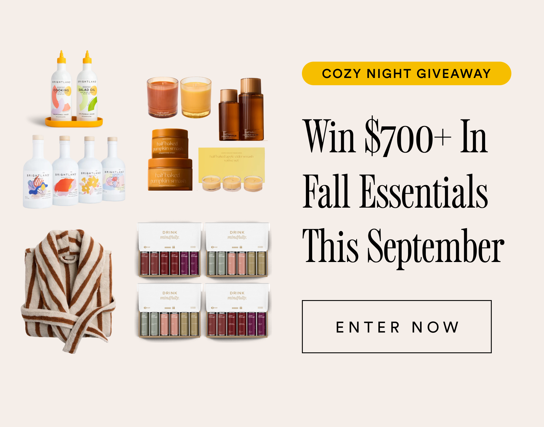 Cozy Night Giveaway Win $700+ In Fall Essentials This September ENTER NOW